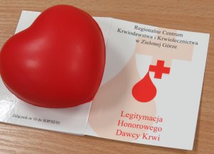 Akcja honorowego oddawania krwi i rejestracji dawców szpiku w Komendzie Miejskiej Policji w Gorzowie Wlkp.